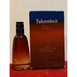 Fahrenheit by Christian Dior EDT for Men 10 ml Splash Boxed