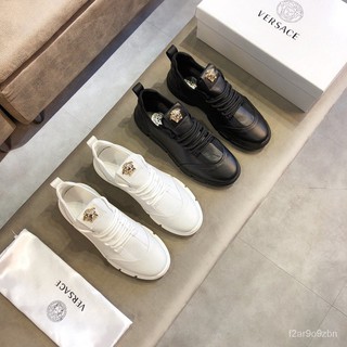 ลดด่วน!! (แค่3วันเท่านั้น) Versace mens shoes mens belt Ace sports shoes shoes white shoes-