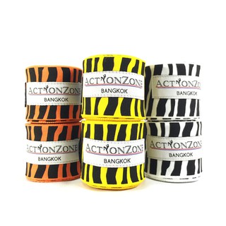 สินค้า Handwraps Muaythai Zebra series ผ้าพันมือมวยไทย ลายม้าลาย