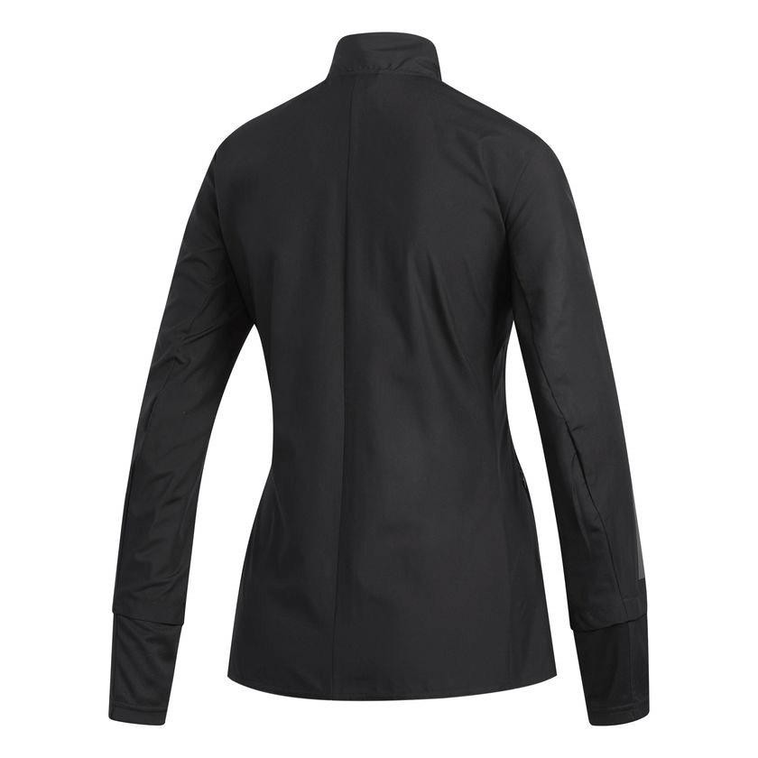 adidas-เสื้อแจ็คเก็ต-women-running-jacket-response-แท้-สี-black