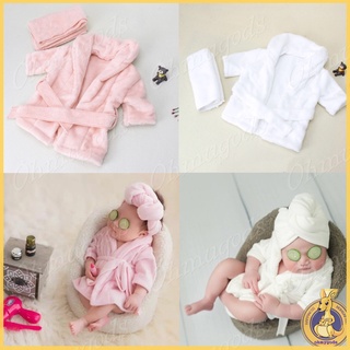 ภาพหน้าปกสินค้าOMG★ Bathrobes Wrap Newborn Photography Props Baby Photo Shoot Accessories ซึ่งคุณอาจชอบราคาและรีวิวของสินค้านี้