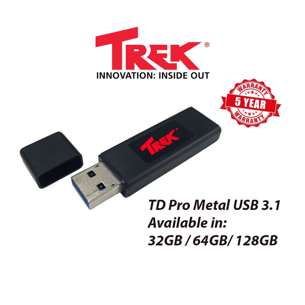 Trek TD Pro Metal แฟลชไดร์ฟรุ่นพิเศษดูมีราคาและเรียบง่าย ใช้วัสดุระดับ ...
