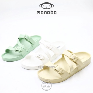 Monobo (Irene 3) รองเท้าแตะแบบสวม วัสดุยืดหยุ่นพิเศษ พื้นนุ่มใส่สบาย โดนน้ำได้ ไซส์ 5-8