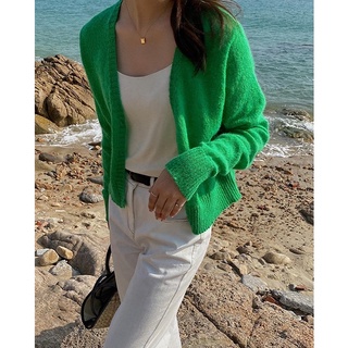 cpjgirlxx | พร้อมส่ง Island Cardigan - 2color คาดิแกนแบบบางซัมเมอร์ เกาหลี