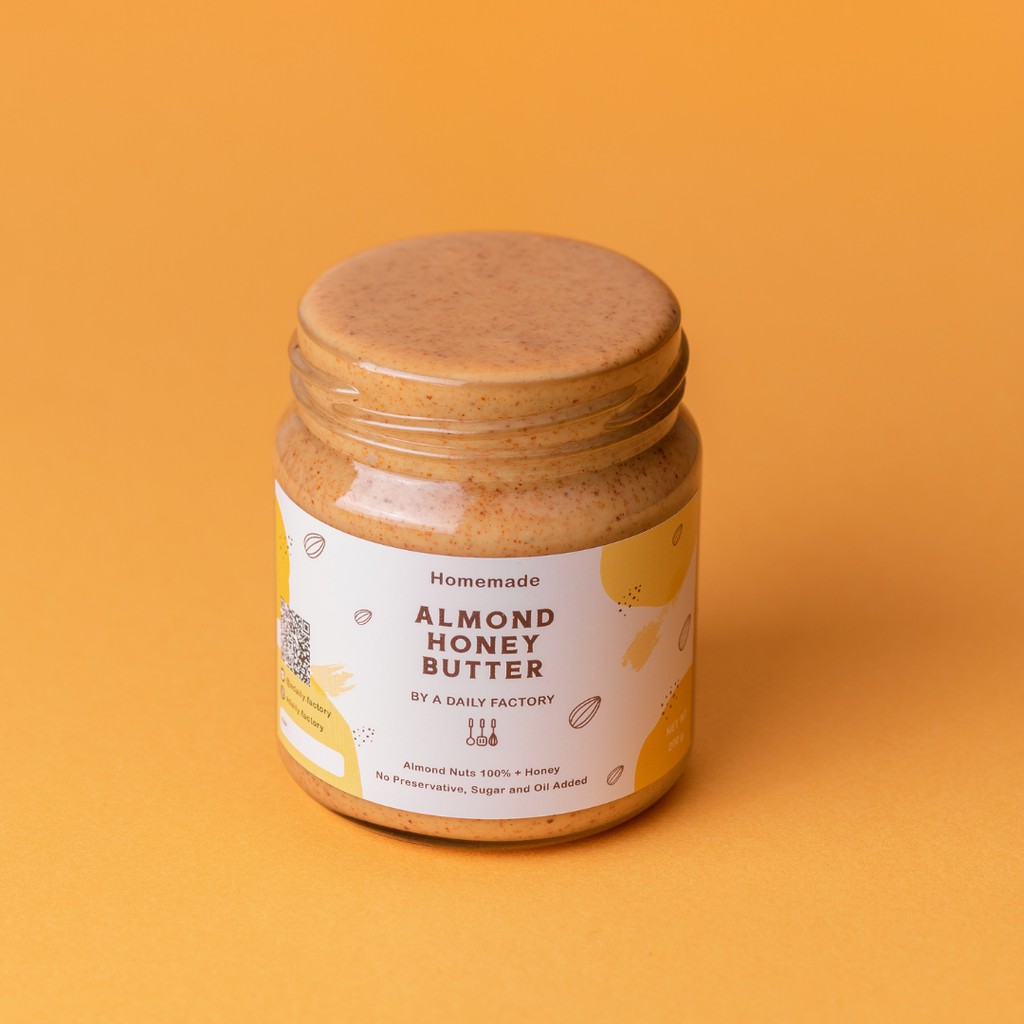 เนยถั่วอัลมอนด์ คลีน รสน้ำผึ้ง Honey almond butter เนยอัลมอนด์รสน้ำผึ้ง