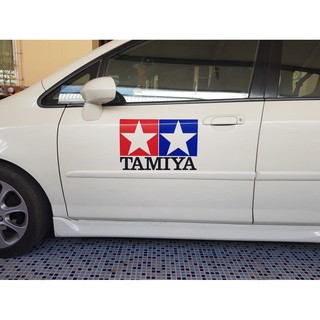 JDM TAMIYA ติดข้างประตูรถ 1 ชิ้น size 42x27cm สติ๊กเกอร์ติดรถยนต์