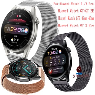 ภาพหน้าปกสินค้าสายนาฬิกาข้อมือสแตนเลสสําหรับ Huawei Watch 3 pro / Huawei Watch 3 / Gt 2 46มม / Gt 2 42มม / GT 2e / GT / gt 2 pro Watch band ซึ่งคุณอาจชอบราคาและรีวิวของสินค้านี้