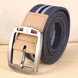 Fin 1 เข็มขัดผู้ชาย Mens Canvas Belt เข็มขัดผ้าแคนวาส No. 2567