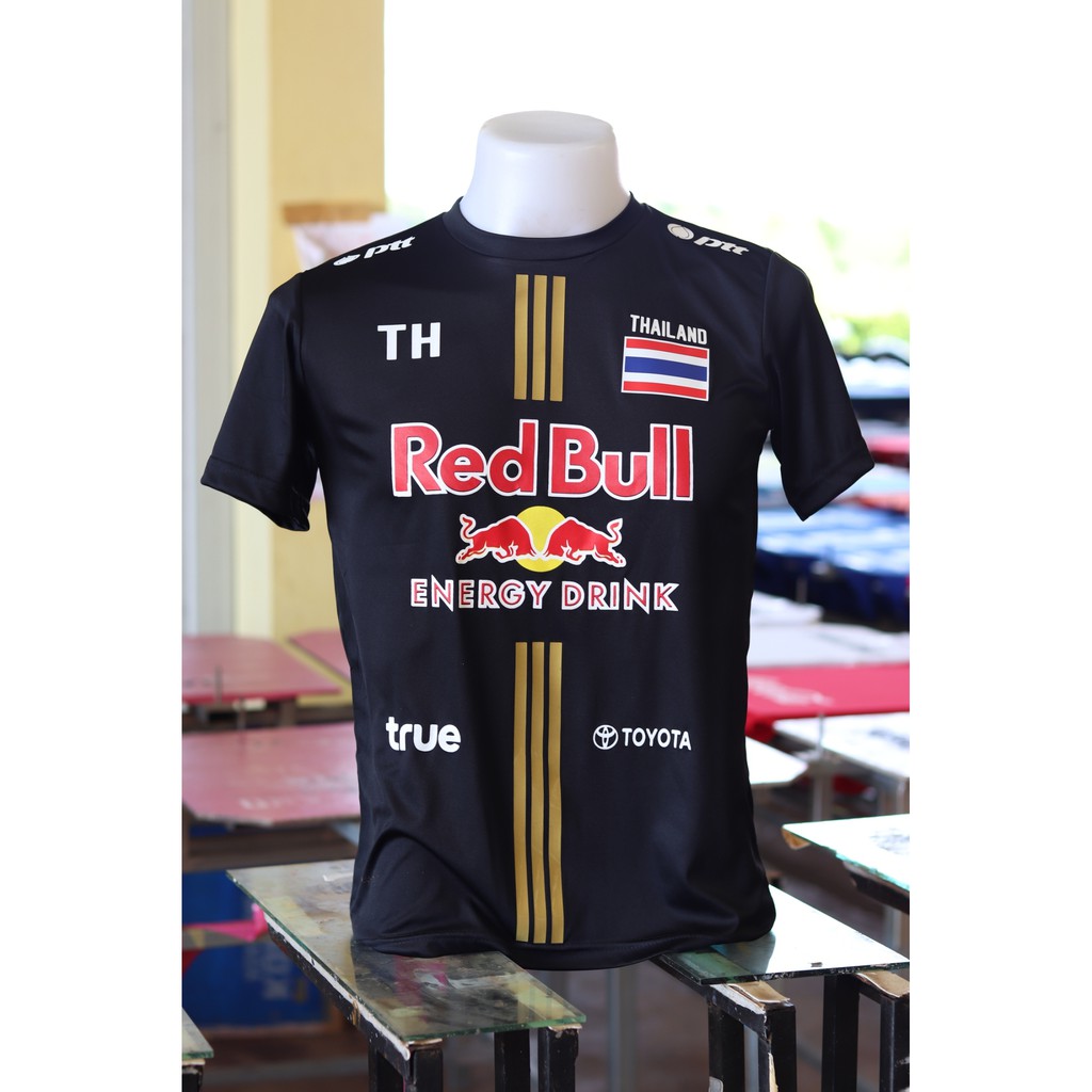 ใหม่ล่าสุด-เสื้อคอกลม3แถบ-red-bull-ราคา-199-บาท