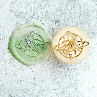 พร้อมส่งจากไทย💚ครั่ง ขี้ผึ้ง ตราประทับ แสตมป์ สแตมป์ ตราปั๊ม sealing wax seal stamp