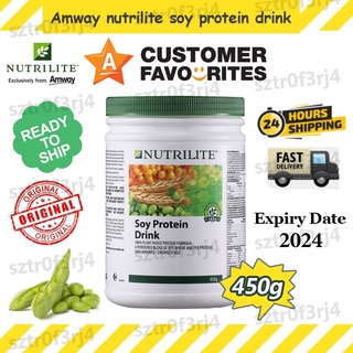 ภาพขนาดย่อของภาพหน้าปกสินค้าSale NUTRILITE Soy Protein Drink (All Plant) นิวทรีไลท์ ซอยโปรตีน(ขนาด 450g) 015 จากร้าน b8o0idundb บน Shopee