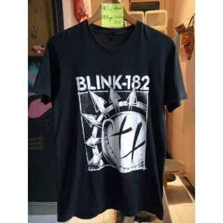 เสื้อยืดแขนสั้น สีพื้น พิมพ์ลายวงดนตรี ราชาเพลงพังก์ Blink-182