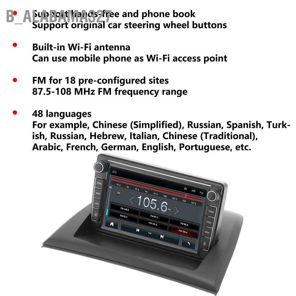 b-alabama327-เครื่องเล่น-mp5-วิทยุ-wifi-หน้าจอสัมผัส-lcd-สําหรับ-android-1gb-16gb-gps-x3-e83-2004-2012
