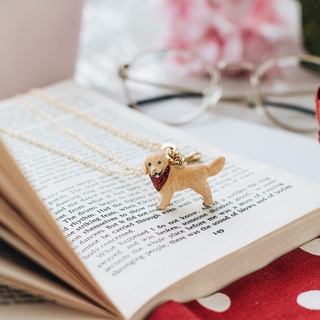 FAIRY TALES - Golden Retriever Necklace สร้อยคอหมาโกลเด้น