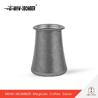 MHW-3BOMBER Magician Coffee Siever/Sifter Silver Spot กระบอกร่อนผงกาแฟ ขนาด 300 ml