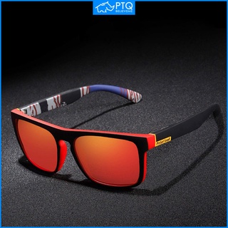 Ptq แว่นตากันแดด เลนส์โพลาไรซ์ UV400 ทรงสี่เหลี่ยม เหมาะกับการขับขี่ เล่นกีฬากลางแจ้ง สไตล์คลาสสิก สําหรับผู้ชาย PTQ