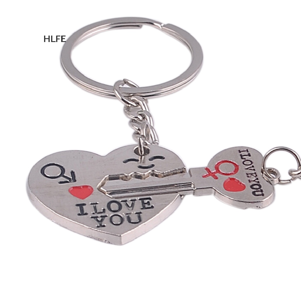 hl-2-ชิ้นแฟชั่นรักพวงกุญแจหัวใจ-keyfob-คู่โรแมนติกพวงกุญแจคู่รักของขวัญ-fe