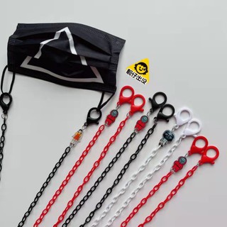 ภาพหน้าปกสินค้าNew creative cartoon candy color acrylic necklace glasses chain ที่เกี่ยวข้อง