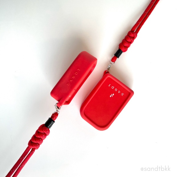 SANDT (แซนท์) Rubber Case and Lanyard เคสยางพร้อมสายคล้องคอ สำหรับ ...