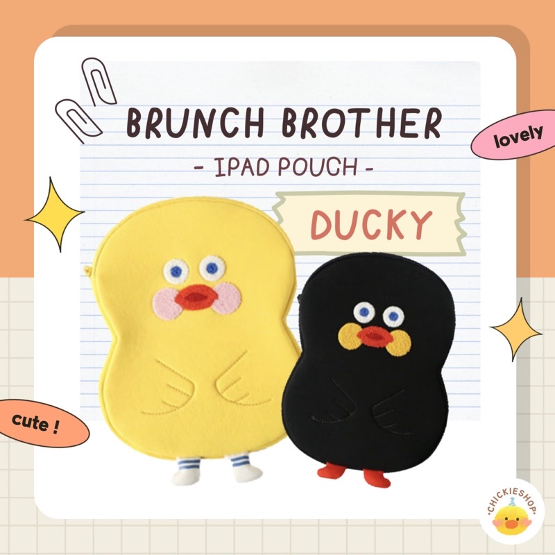 ภาพหน้าปกสินค้า(แท้/พร้อมส่ง) Brunch Brother กระเป๋าใส่iPad กระเป๋าipad กระเป๋า tablet - เป็ดน้อย ducky