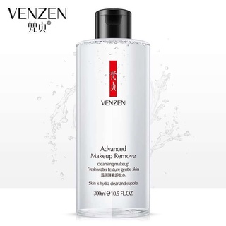 โทนเนอร์ทำความสะอาดผิว เช็ดเครื่องสำอาง Venzen Advance Make Up Remover 300 Ml