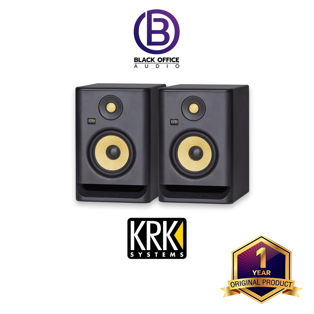 krk-rokit-5-g4-ลำโพงทำเพลง-ลำโพงมอนิเตอร์-มิกซ์เพลง-monitor-speaker-blackofficeaudio