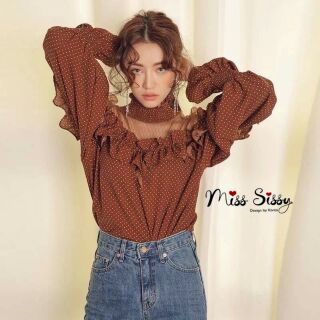 🍒Miss sissy🍒

เสื้อคอปีนผ้าชีฟองลายจุดเนื้อดี ผ้าเกรดพรีเมี่ยมแต่งแถบมุ้งตาข่ายงา