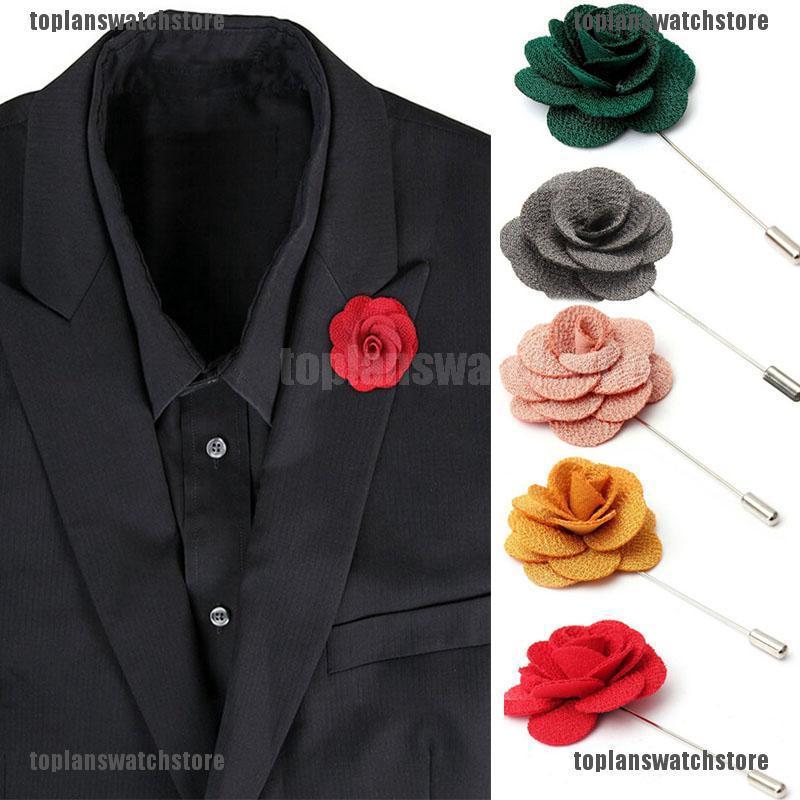 ภาพหน้าปกสินค้าTopl เข็มกลัดดอกไม้ ตกแต่งเสื้อผ้าแฟชั่น สําหรับผู้ชาย 1 ที่เกี่ยวข้อง