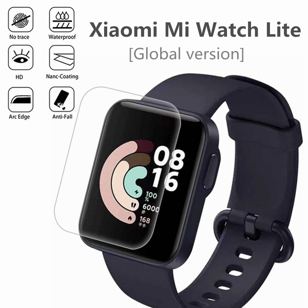 ภาพหน้าปกสินค้าฟิล์มป้องกันหน้าจอ ชนิด TPU สีใส แบบเต็มจอ สำหรับนาฬิกา Xiaomi Mi Watch Lite Redmi Watch Global version
