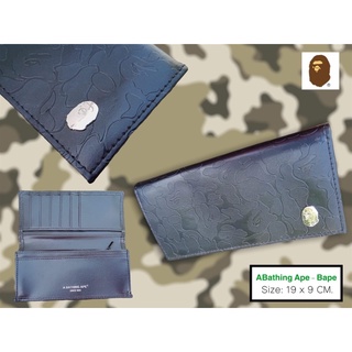 กระเป๋าสตางค์ A Bathing Ape-Bape ใบยาว งานJapan(มือสอง)