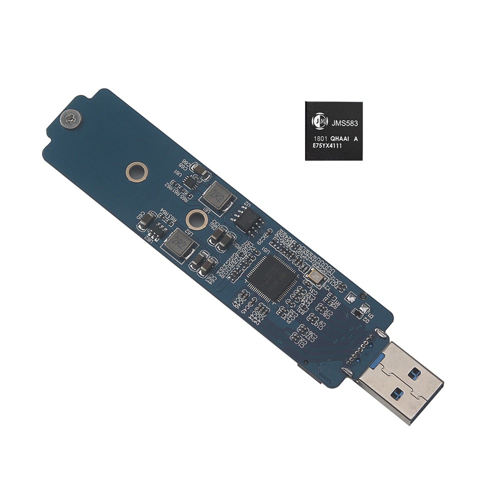 ภาพหน้าปกสินค้าอะแดปเตอร์การ์ด M . 2 NVME to USB 3.0 Adapter M 2 NGFF PCIe SSD จากร้าน banana_pie.th บน Shopee