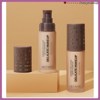 【พร้อมส่ง】Gecomo รองพื้นชิมเมอร์ควบคุมความมันให้ความชุ่มชื้นแต่งหน้าสําหรับผู้หญิงไม่ใช่ต่อการแต่งหน้า