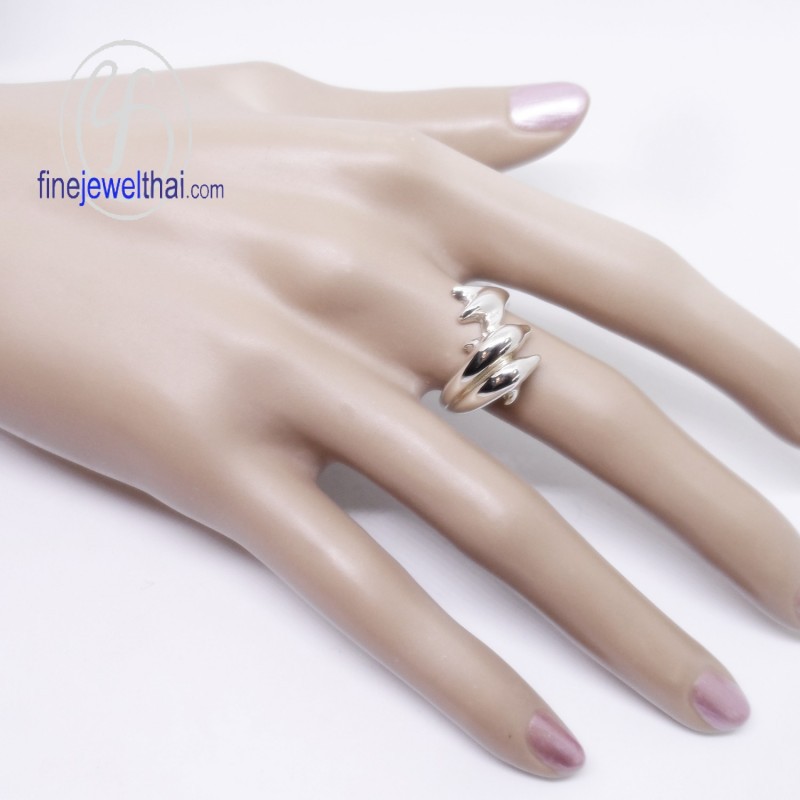 แหวนโลมา-แหวนเงิน-เงินแท้925-แหวนหมั้น-แหวนแต่งงาน-silver-ring-finejewelthai-r112600