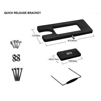 haswing-quick-release-bracket-ฐานติดตั้งและถอดมอเตอท้ายเรือแบบหมุนได้