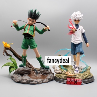 โมเดลฟิกเกอร์ Bm Hunter X Hunter Killua Zoldyck Gon·Freecss Gk ขนาด 27 ซมของเล่นสําหรับเด็ก