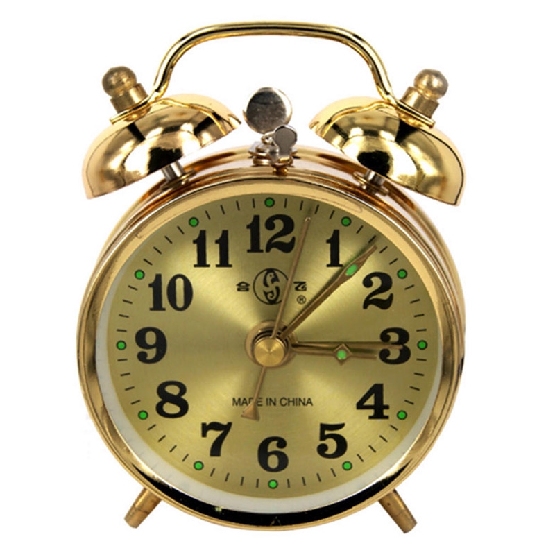 nordic-style-นาฬิกาปลุกโลหะคุณภาพสูงสไตล์วินเทจ-small-alarm-clock-bedside-clock-night-light