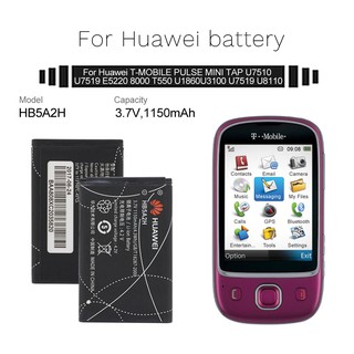 โทรศัพท์แบตเตอรี่ Huawei C5730 U8110 U8500 U8100 T552 U7519 U7520 แบตเตอรี่ HB5A2H เปลี่ยนแบตเตอรี่โทรศัพท์ 1150mAh