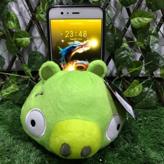ตุ๊กตา ที่วางโทรศัพท์มือถือ ซมอลพิก สีเขียว Angry Birds ลิขสิทธิ์แท้