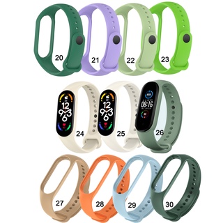 ภาพขนาดย่อของภาพหน้าปกสินค้าสายนาฬิกาข้อมือ ซิลิโคนนิ่ม กันน้ํา สําหรับ Xiaomi Mi band 3 4 miband 3 4 จากร้าน yulong.th บน Shopee