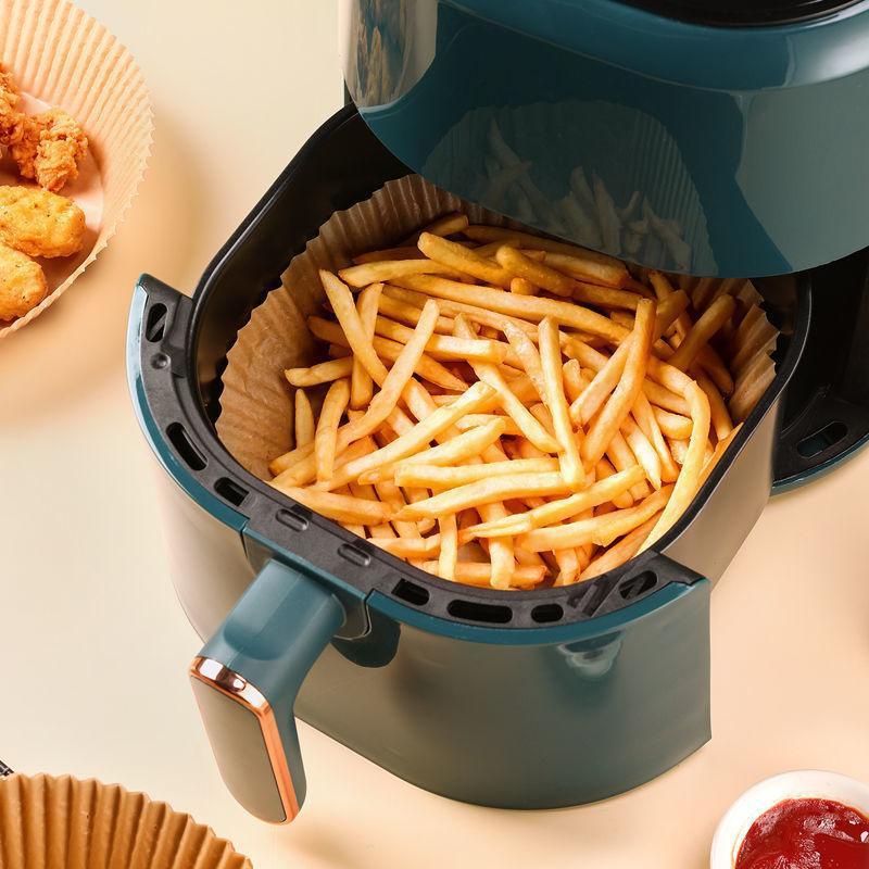 ทอดอากาศทิ้งซับกระดาษไม่ติดเสื่อรอบกระดาษเสื่ออบครัว-airfryer-อบอุปกรณ์-25ชิ้น50ชิ้น-รุ่นa25