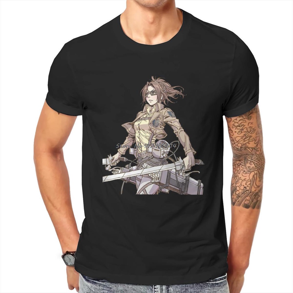 เสื้อยืดโอเวอร์ไซส์เสื้อยืด-พิมพ์ลายกราฟฟิค-hange-zoe-titan-shingeki-no-kyojin-สไตล์วินเทจ-สําหรับผู้ชาย-2022-s-3xl