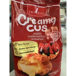 ครีมมี่คัส Creamy Cus ผงคัสตาร์ดสำเร็จรูป ตราอิมพีเรียล 750 กรัม