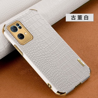 เคสโทรศัพท์ OPPO Reno7 Pro 5G A95 A76 A55 A16K A16 Phone Case PU Leather Casing Texture Frame Camera Protection Shockproof  Cover Reno 7 7Pro Reno7Pro