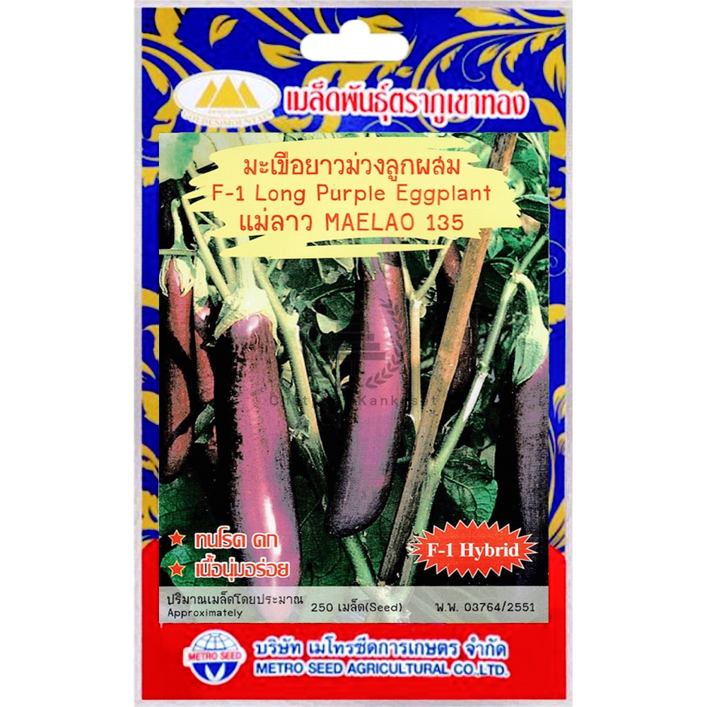 เมล็ดพันธ์ุ-มะเขือม่วง-แม่ลาว-250-เมล็ด-ซอง-ตราภูเขาทอง