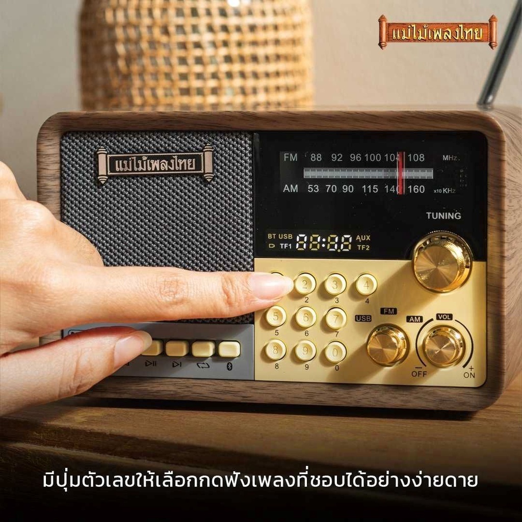 มุมมองเพิ่มเติมของสินค้า เครื่องเสียงแม่ไม้เพลงไทย รุ่น Master Voice พร้อมเพลงต้นฉบับกว่า 1,500 บทเพลง