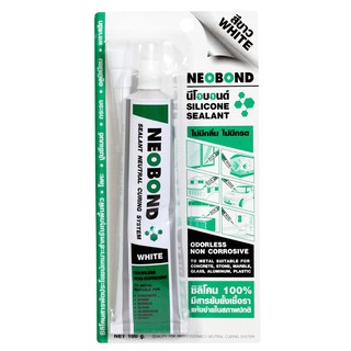 ซิลิโคนชนิดไร้กรด THREE BOND 100 ก. สีขาว วัสดุประสานและอุดรอยรั่ว เคมีภัณฑ์ก่อสร้าง วัสดุก่อสร้าง THREE BOND 100G WHITE