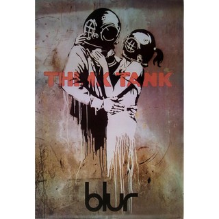 โปสเตอร์ วง ดนตรี อัลเทอร์เนทีฟ ร็อก เบลอ blur - Think Tank (2003) POSTER 24”x35” Inch England Alternative Rock Indie