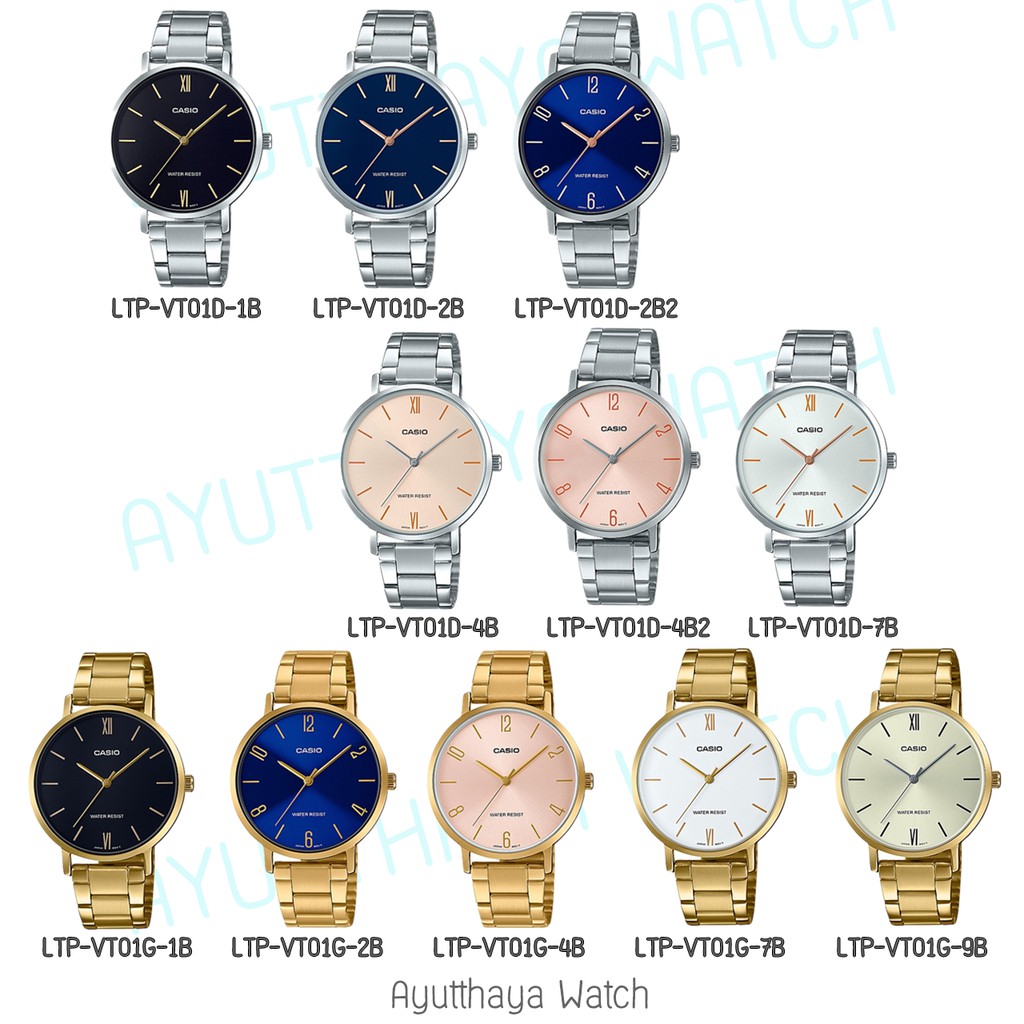 ของแท้-casio-นาฬิกาข้อมือ-รุ่น-ltp-vt01d-ltp-vt01g-ของแท้-รับประกัน-1-ปี