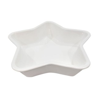 KASSA HOME ชามรูปดาว (ใหญ่) รุ่น YG18-157BD ขนาด 24 x 21.4 x 5.2 ซม. สีครีม อุปกรณ์บนโต๊ะอาหาร