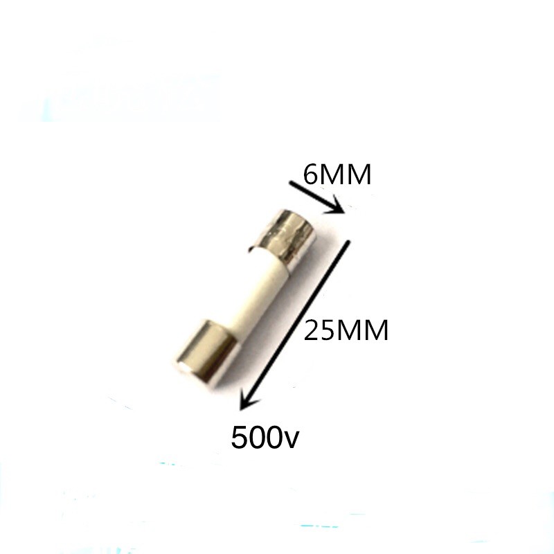 1pcs-6-25mm-ฟิวส์เซรามิค-ceramic-fuse-tube-fuse-r057-ro57-6x25mm-500v-15a-16a